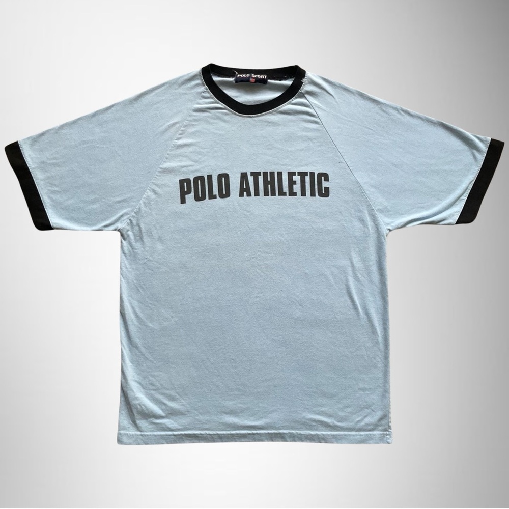 Polo sport Light Blue and Black Tee
